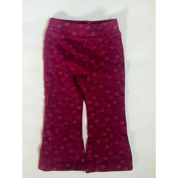 Girl's Size 9M 6-9 Months 2 Piece Orange NWT Carter's Top + Burgundy Floral Pant - Picture 5 of 6